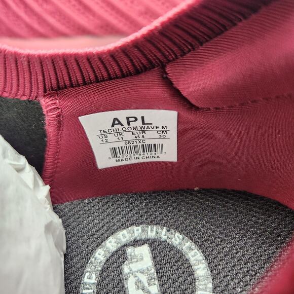 Athletic Propulsion Labs Men's Techloom Wave US Size 12 Oxblood/Metallic Silver - Picture 8 of 10